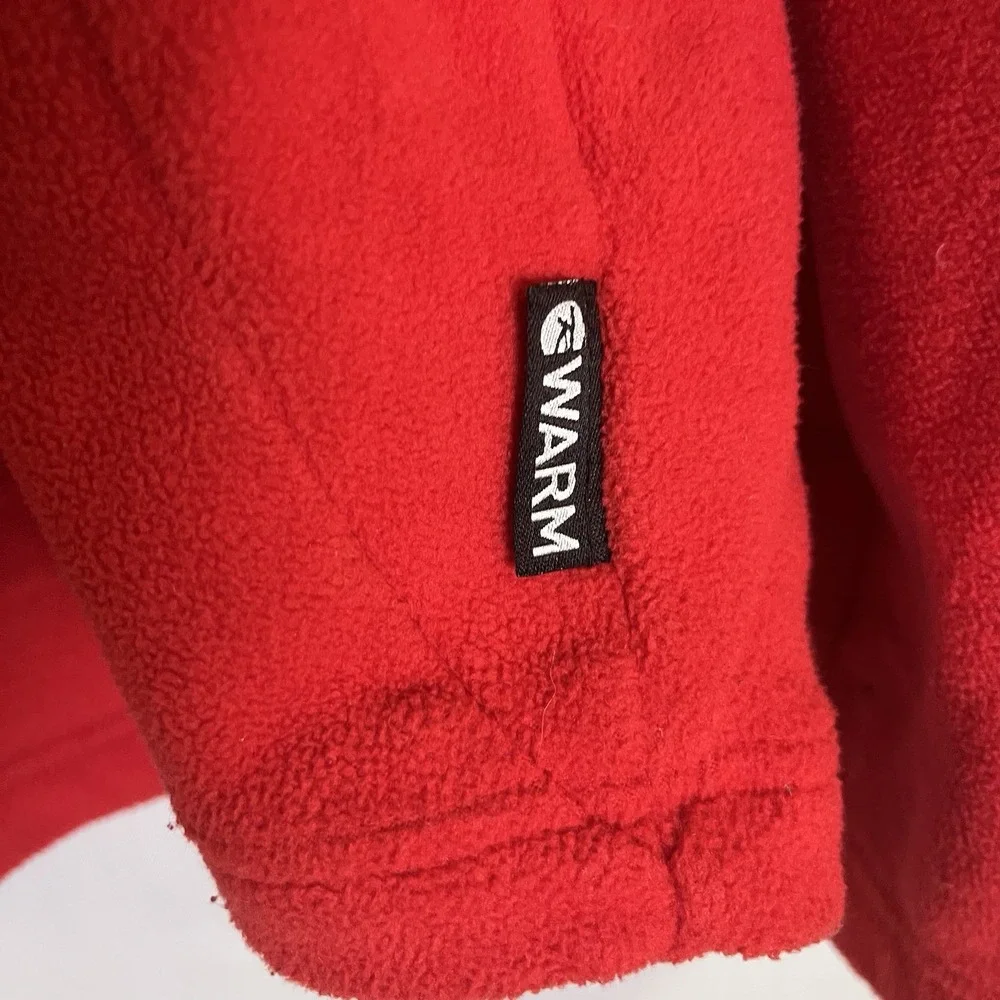Rossingol Red Fleece Men's M Duck Logo Premium Warmth Collection Skiing Outdoors